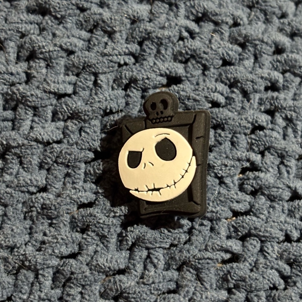 Jack Skellington Shoe Charm/ Jibbit